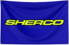 Shercos Motorcycle Flag Banner 3x5Ft Moto Racing for Garage College... 