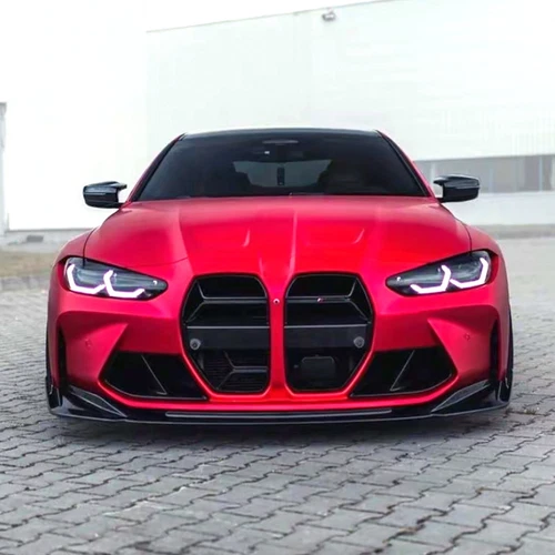 Für BMW G80 M3 G82 G83 M4 20-24 Carbon/Schwarz Frontspoiler Frontlippe Splitters - Bild 6 von 13