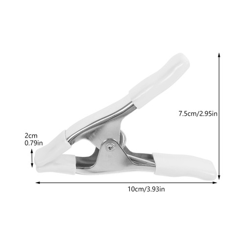 3 Pcs Spring Clip A-shaped Heavy Duty Springs Clamps Bride Office - Picture 8 of 12