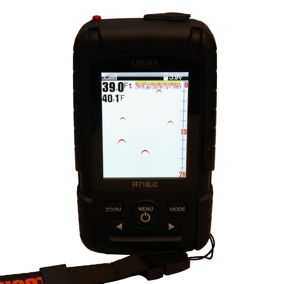 LUCKY FF718LiC Portable Fish Finder Monitor 2in1 Dual Sonar328ft/100m Detection - Image 4 of 4