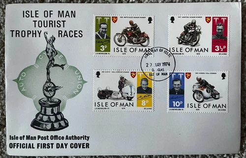 Isle Of Man Tourist Trophy Races 1974 First Day Cover