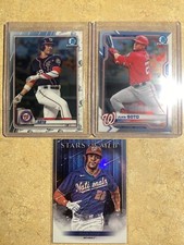 Juan Soto 2020 &amp; 2021 Bowman Chrome, 2022 Topps Stars of MLB, Nationals