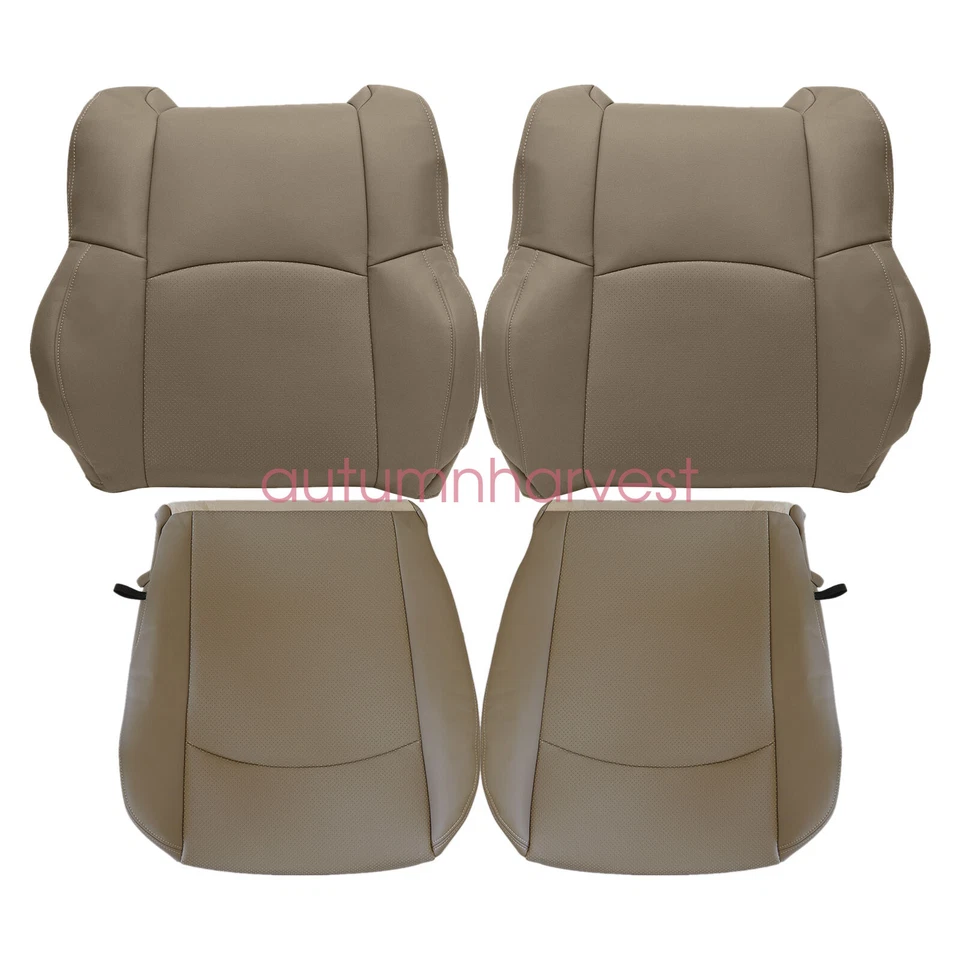 Cubierta de asiento de cuero inferior y superior lateral para Dodge Ram 1500 Laramie 2009-2012 Foto 3 de 4