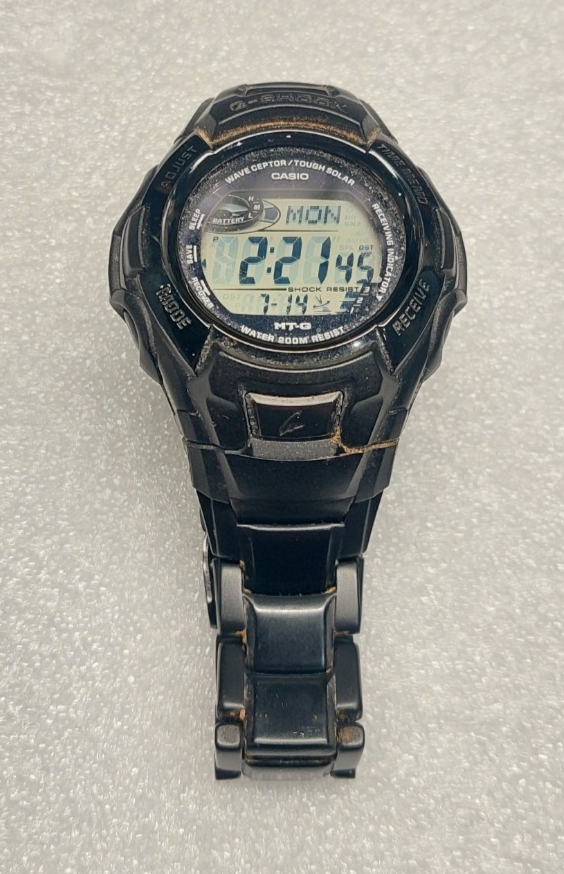 RARE CASIO G-SHOCK MTG-910DA WAVE CEPTOR TOUGH SOLAR ALARM