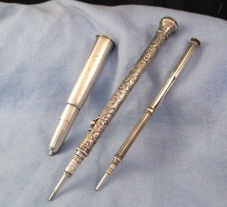 ANTIQUE PROPELLING MECHANICAL VICTORIAN SILVER PENCIL SPARES REPAIRS