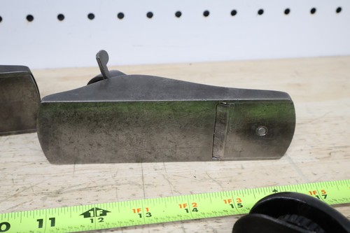 Nice Used Vintage / Antique 9" Long Wood Handled USA Made Carpenters Plane Clean - Foto 15 di 17
