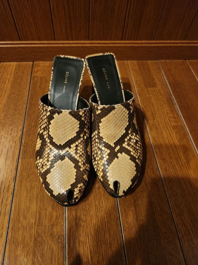 CELINE Python Sandals - image 1