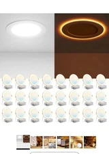 24 Pack 6 Inch 5CCT LED Recessed Ceiling Light 2700K/3000K/...