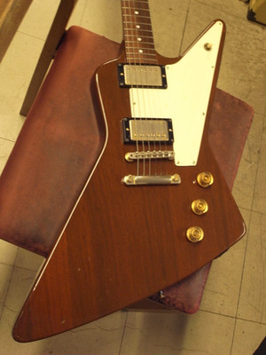 [Burny] REX-80 Natural Made in Japan 1980s EXP Type Solid Body Electric Guitar
