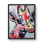 Original Abstract Painting Canvas Neo Expressionist Fine Art Decor 12x16 — photo 1