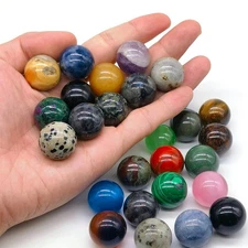 Wholesale 20mm Natural Stone Round Ball Crystal Bead Sphere for Making Jewelry