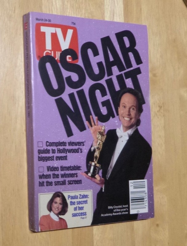 TV Guide March 24-30  1990 Billy Crystal -Oscar Night  Charlotte NC Edition