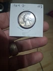 1964-D Washington Quarter 90% Silver
