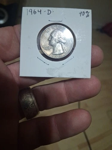 1964-D Washington Quarter 90% Silver