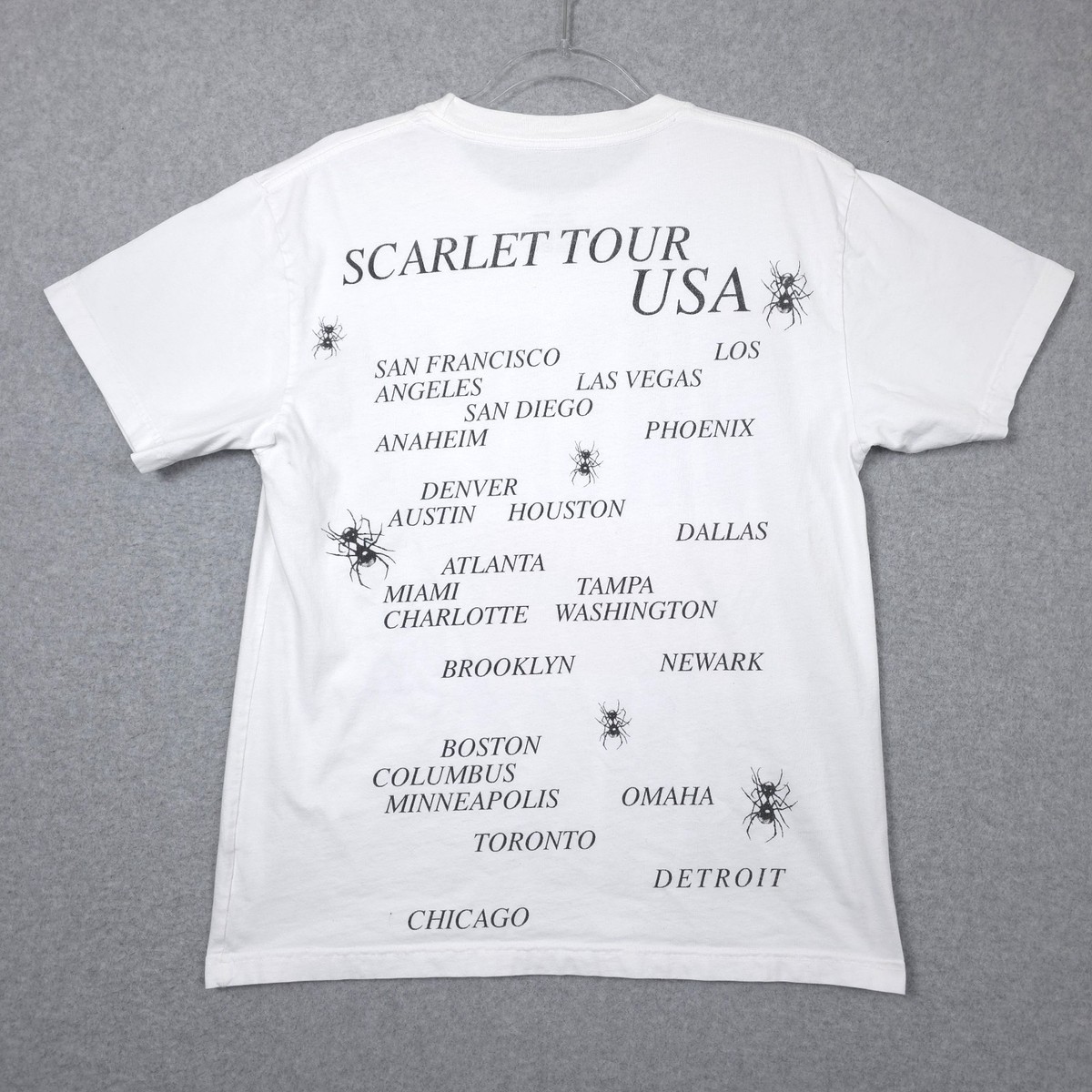 Doja Cat Shirt Small White Scarlet Tour USA Graphic Print