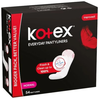  SCHNELLER VERSAND  1er Pack X Kotex Everyday Pantyliners Normal, 54 Pantyliners