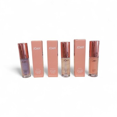 Joah Plumping Lip Oil Sheer Tinted Set Of 3 Bubbly Bellini Prosecco 