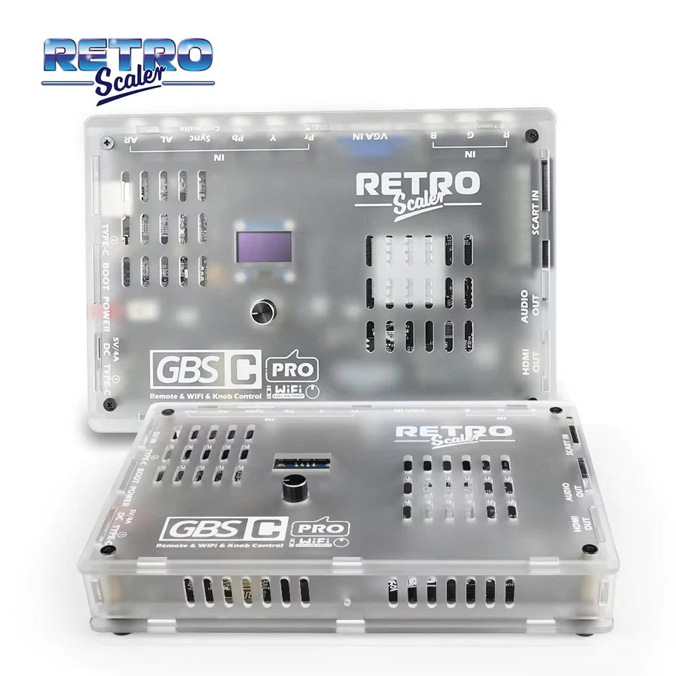 RetroScaler GBSC Pro PS1 PS2 N64 NES SNES Retro Game Upscaler Scart/AV zu HDMI - Bild 1 von 4