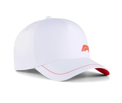 F1 Team Racing Men's Casual Adjustable Baseball Cap White