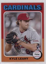2024 Topps Heritage Rookies Kyle Leahy #344 0i4k
