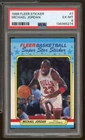 Michael Jordan Card 1988-89 Fleer Sticker #7 PSA 6
