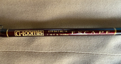 G-Loomis ETR 84-3 MC14 Escape 3PC 7ft 10-17lb 1/4-5/8oz