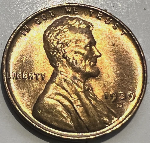 1939 D  Lincoln Wheat Cent BU Brilliant Uncirculated Gem from OBW Bank Roll