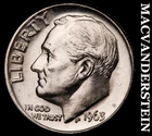 1963 Silver Roosevelt Dime-Choice Gem BU Lustrous No Reserve #i2868