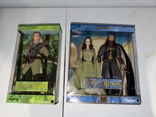 El Señor de los Anillos Coleccionable Mattel Barbie Paquete 2004��arwen, aragorn, legolas
