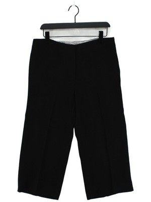 Laura B. Couture Damen Hose W 34 in schwarz 100% Viskose weites Bein Capri