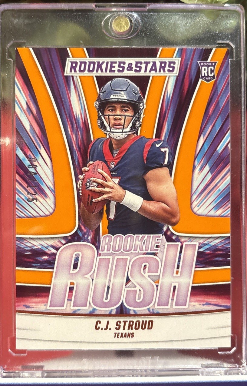 2023 Panini Rookies & Stars - Rookie Rush C.J. Stroud #RR-4 Orange /125 (RC)