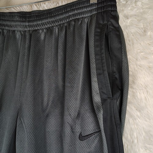 Nike Full Zip Jacket & Track Pants 2 Piece Suit XL & L Black Mesh Basketball - Picture 14 of 24