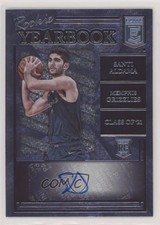 2021-22 Donruss Elite Rookie Yearbook Santi Aldama #RY-SAL Auto RC 01sb