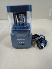 Amazon Basics Portable Electric Pencil Sharpener Helical Blade Auto Stop