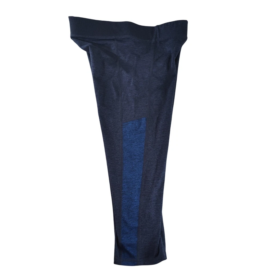 Champion Mujer Leggings Atletismo Entrenamiento Yoga Talla Mediana Tirar en 2 Tonos Azul Foto 4 de 4