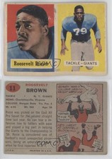 1957 Topps Rosey Brown Roosevelt Brown #11 HOF