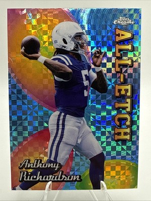 Anthony Richardson #CAE-AR Colts 2024 Topps Football Chrome All-Etch X-Fractor