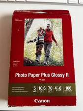 Canon Photo Paper Plus Glossy II PP-301 4"x 6" 100 SHEETS - FAST SHIP