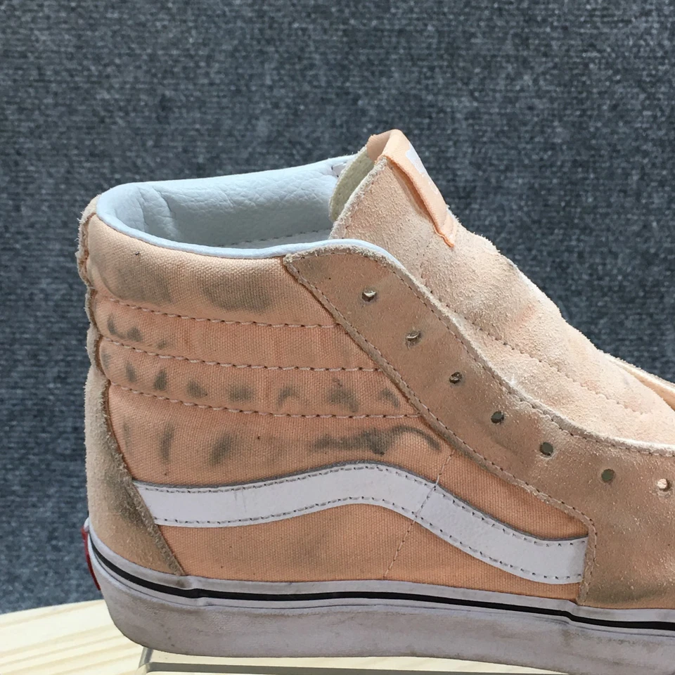 Vans Zapatos Mujer 8 Hombres 6.5 Old Skool Zapatillas de Monopatín Melocotón Alto 751505 Foto 2 de 4