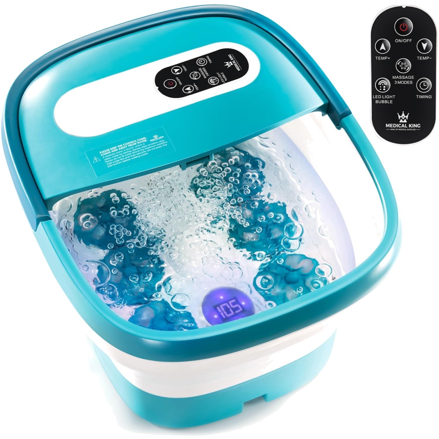 Foot Spa with Heat and Massage Electric Rotary Massage Inclu