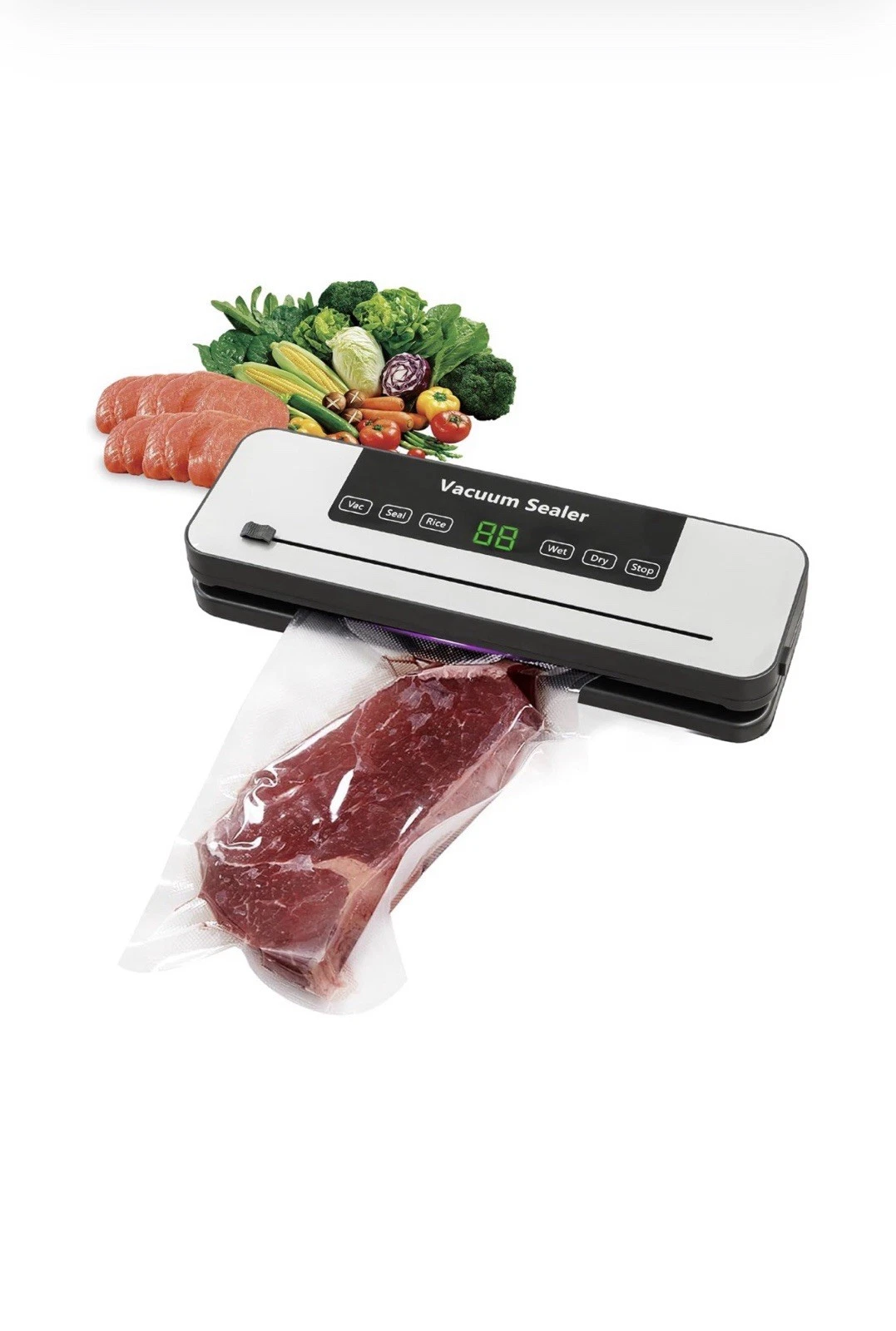 Multi-Function Vacuum Sealer Machine Automatic Vacuum & Seal Wet & Dry