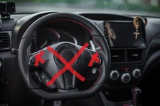 Steering Wheel For Subaru Impreza Gh Gr Wrx Sti Forester Sh 2008-2012 Damd