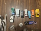 Junk Lot U.S. Proof Set, Wheat Pennies, NFL Football Cards 1991, Vtg Toy Cars — photo 3
