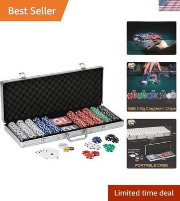500Ct Texas Hold'em Poker Chip Set