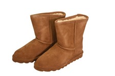 Bearpaw Boots Kids Size 4 Brown Elle Youth Shearling Lined Winter Snow 1962Y