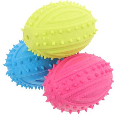 3 Pcs Small Dog Toy Ball for Dogs Aggressive Chewers Balls Squeaker