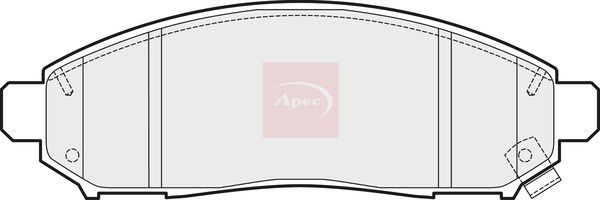 For NISSAN PATHFINDER III R51 2005 on BRAKE PADS (FRONT) (R90) - Image 2