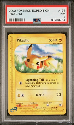 Pikachu graded PSA 7 for sale on eBay