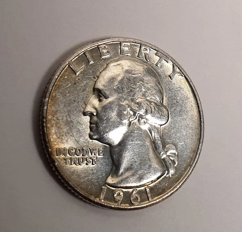1961-D Washington Silver Quarter 90% Silver