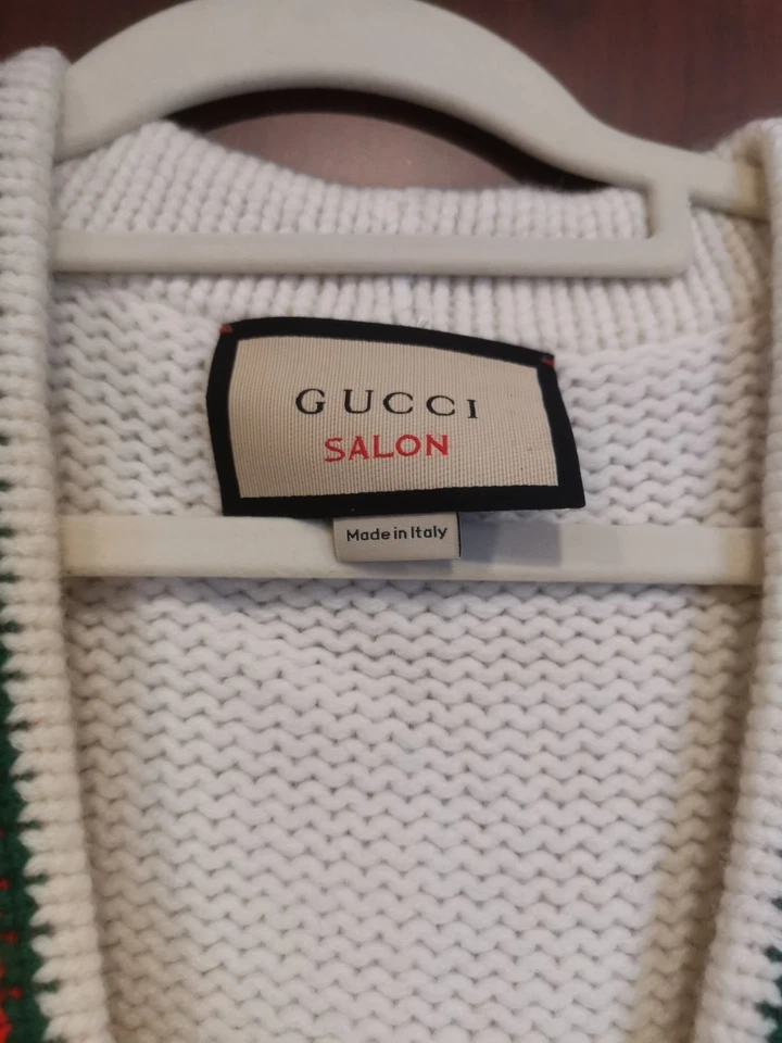 Suéteres cárdigan de punto GUCCI de moda usados para hombre y mujer se ve nuevo Foto 3 de 4